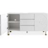 Now House by Jonathan Adler Josef Buffet, White