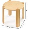Now House by Jonathan Adler Josef Side Table, Blonde Wood