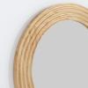 Now House by Jonathan Adler Josef Wall Mirror, Blonde Wood