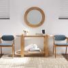 Now House by Jonathan Adler Josef Wall Mirror, Blonde Wood