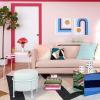 Now House by Jonathan Adler Loop Upholstered Storage Ottoman, Cannes Pool