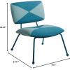 Now House by Jonathan Adler Matteo Upholstered Accent Chair, Peacock