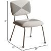 Now House by Jonathan Adler Matteo Upholstered Dining Chair, Praline