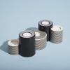 Now House by Jonathan Adler Mod Lines Modular Candleholder, Black and White