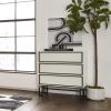 Now House by Jonathan Adler Mod Lines Modular Candleholder, Black and White