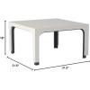 Now House by Jonathan Adler Otto Cocktail Table, White