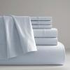 Now House by Jonathan Adler Otto Duvet Cover and Sheet Set Bundle, Light Pastel Grey(Blue)