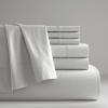 Now House by Jonathan Adler Otto Duvet Cover and Sheet Set Bundle, Light Pastel Grey(Grey)