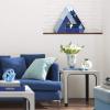 Now House by Jonathan Adler Triangle Chroma Wall Art, Black(Blue)