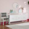Now House by Jonathan Adler Vally Media Cabinet, White