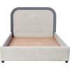 Now House by Jonathan Adler Vally Queen Bed, Dove