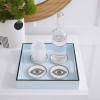 Now House by Jonathan Adler Wink Coasters, Black and White
