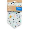 Now House for Pets by Jonathan Adler Dog Bandana | Stylish Bandanas for Dogs | Soft and Cute Dog Accessories for All Dogs | Easy to Wear, One Size Fits Most, Leopard Print(Terrazzo)