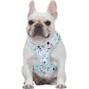 Now House for Pets by Jonathan Adler Pets Reversible Harness – Stylish, Fashionable, and Functional – Cute Dog Accessories for Pets, Cute Dog Harness, Dog Walking Harness, Pet Harness for Dogs(Blue)