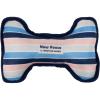 Jonathan Adler: Now House Oxford Miami Bone Chew Toy | Adorable Bone Shape Fabric Chew Toy for Dogs, Great Addition to Your Dog Toy Bin or Dog Toy Basket(Miami)