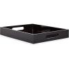 Now House by Jonathan Adler Chroma Lacquer Rectangular Tray, Blue(Black)