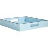 Now House by Jonathan Adler Chroma Lacquer Rectangular Tray, Blue(Light Blue)