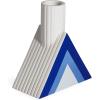 Now House by Jonathan Adler Chroma Triangle Vase, Blue