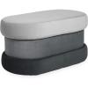Now House by Jonathan Adler Chroma Upholstered Storage Bench, Shades of Grey