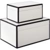 Now House by Jonathan Adler Decorative Accessories Stacking Boxes, White(White)