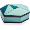 Now House by Jonathan Adler Facet Decorative Box, Green