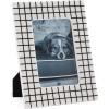 Now House by Jonathan Adler Grid Frame, 4″ x 6″, Black and White(Black/White)