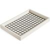 Now House by Jonathan Adler Grid Trinket Tray, Black and White