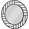 Now House by Jonathan Adler Grid Wall Mirror, Black