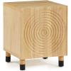 Now House by Jonathan Adler Josef Bedside Table, Blonde Wood