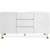 Now House by Jonathan Adler Josef Buffet, White