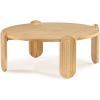 Now House by Jonathan Adler Josef Cocktail Table, Blonde Wood