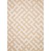 Now House by Jonathan Adler Molecule Collection Area Rug, 2’3″ x 3’9″, Beige(Beige)