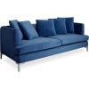 Now House by Jonathan Adler Pierre Cushion Sofa, Milan Navy