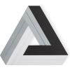 Now House by Jonathan Adler Triangle Chroma Wall Art, Black(Black)