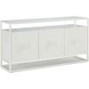 Now House by Jonathan Adler Vally Media Cabinet, White