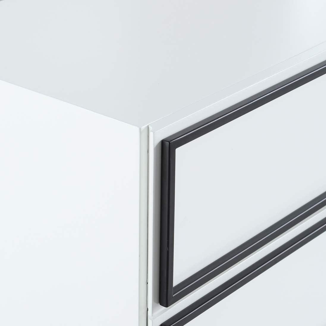 image:imageNow House by Jonathan Adler Grid 3Drawer Dresser Black and White