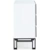 Now House by Jonathan Adler Grid 3-Drawer Dresser, Black and White