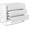 Now House by Jonathan Adler Vally 3- Drawer Dresser, White