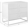 Now House by Jonathan Adler Vally 3- Drawer Dresser, White