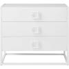 Now House by Jonathan Adler Vally 3- Drawer Dresser, White
